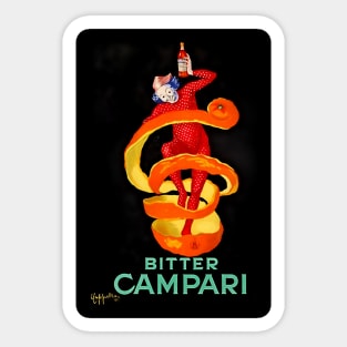 Leonetto Cappiello Bitter Orange Liqueur Poster Sticker